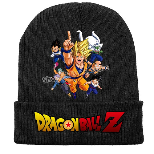 Dragon Ball black reverse cap - Goku Super Saiyan and its allies