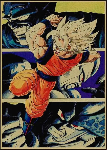 Dragon Ball Puzzle - Goku als Kind und Shenron in Collage