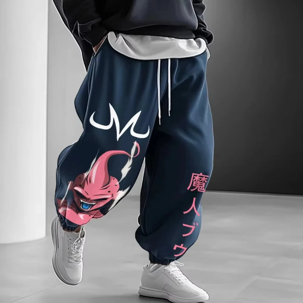 Black Dragon Ball Jogging Hose - Broly und Green Aura