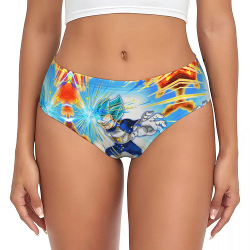 Blauw en goud Dragon Ball slipje - Vegeta Blue en energiebal