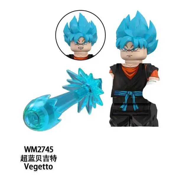 Figurine à assembler Dragon Ball - Vegetto Blue et projectile bleu