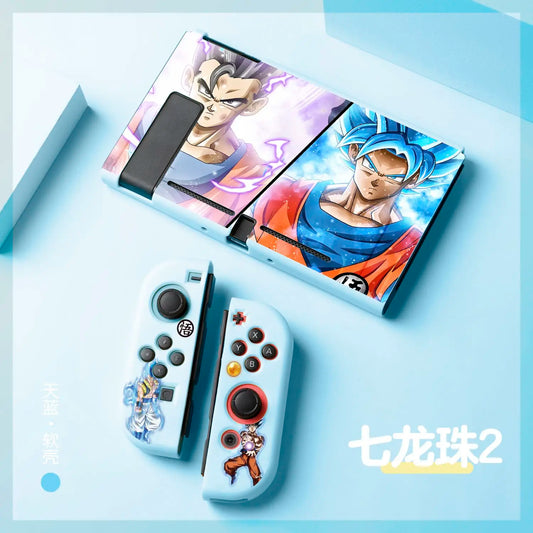 Coque Nintendo Switch Dragon Ball - Gohan et Goku Blue
