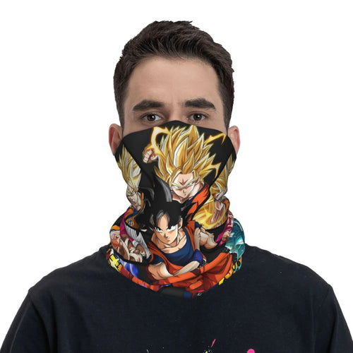 Dragon Ball black neck tower - Goku and his portrait Super Saiyan