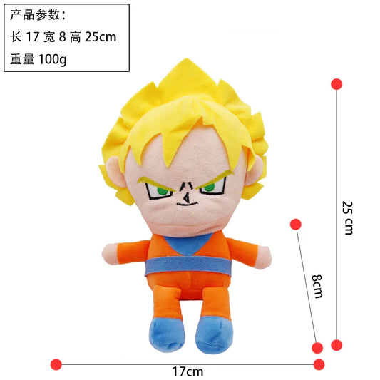 Peluche Dragon Ball - Goku Super Saiyan debout
