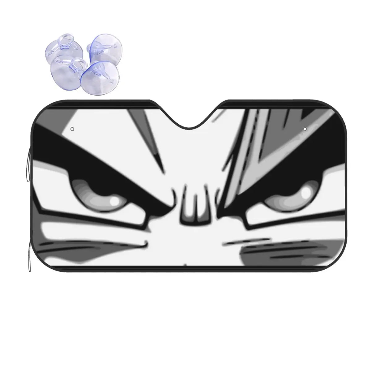 Car sunshade Dragon Ball looks of Saiyan warriors