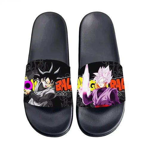 Dragon Ball Slides - Black Goku and Super Saiyan Rosé