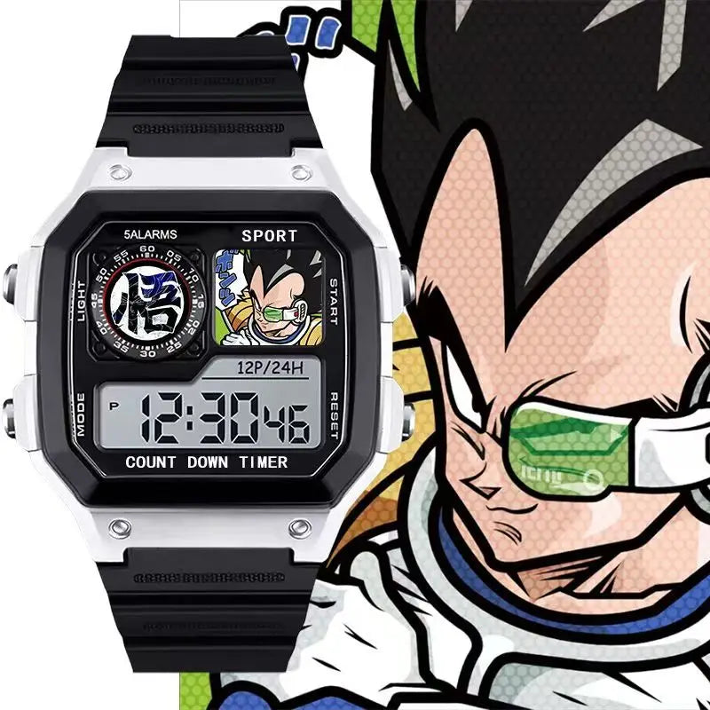 Reloj digital Dragon Ball - Vegeta con rastreador verde