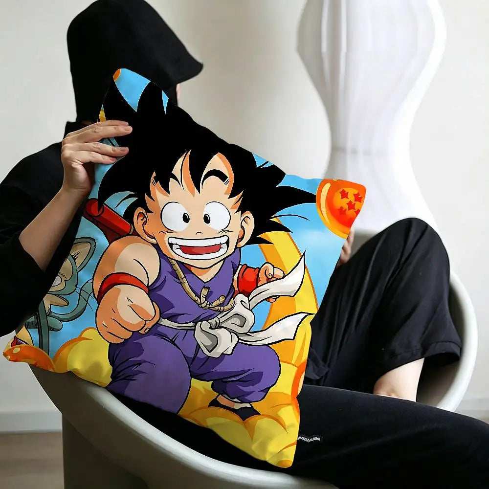 Dragon Ball Kissenbezüge - Kanji Kame Shenron und der junge Goku