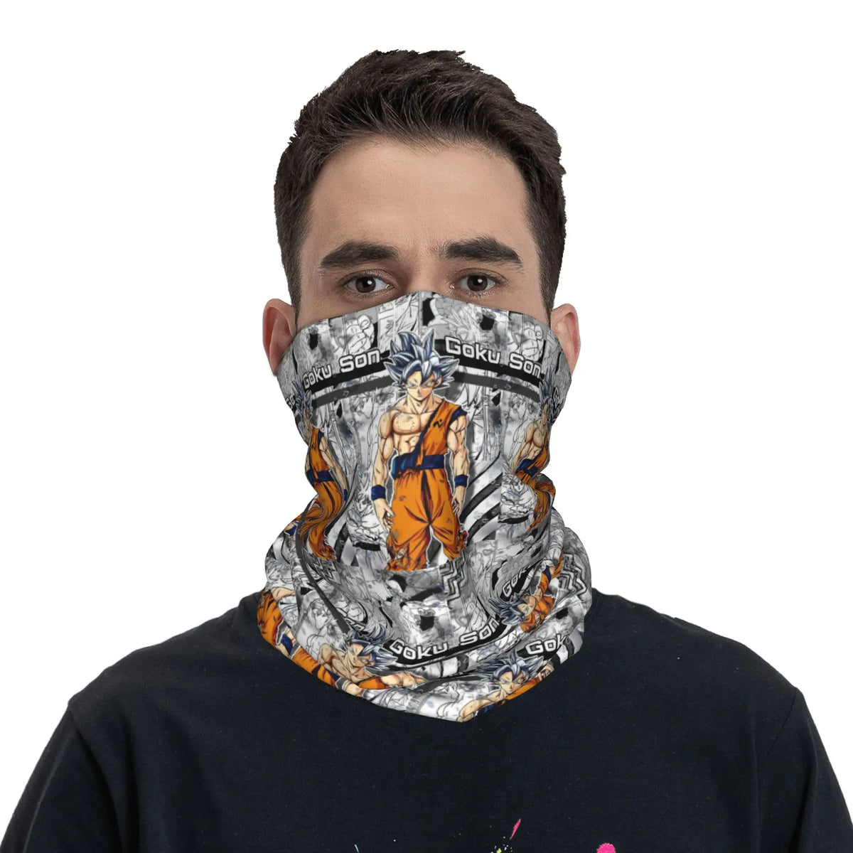 Grey Dragon Ball neck circumference - Goku naked chest in manga boxes