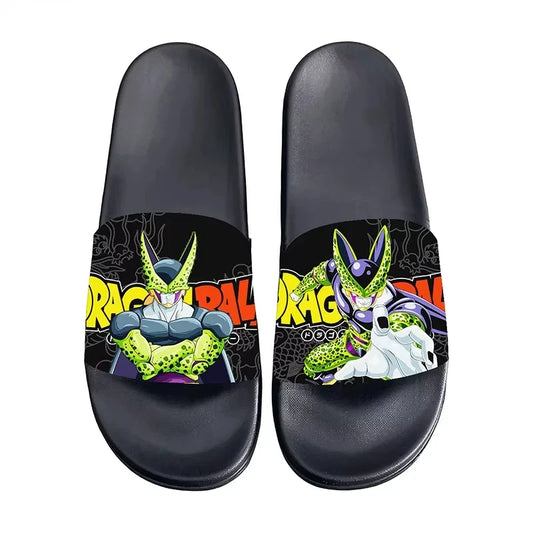 Dragon Ball Slides - Cell met gekruiste wapens en aanval