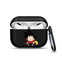 Goku erstaunt Kind mit Stock