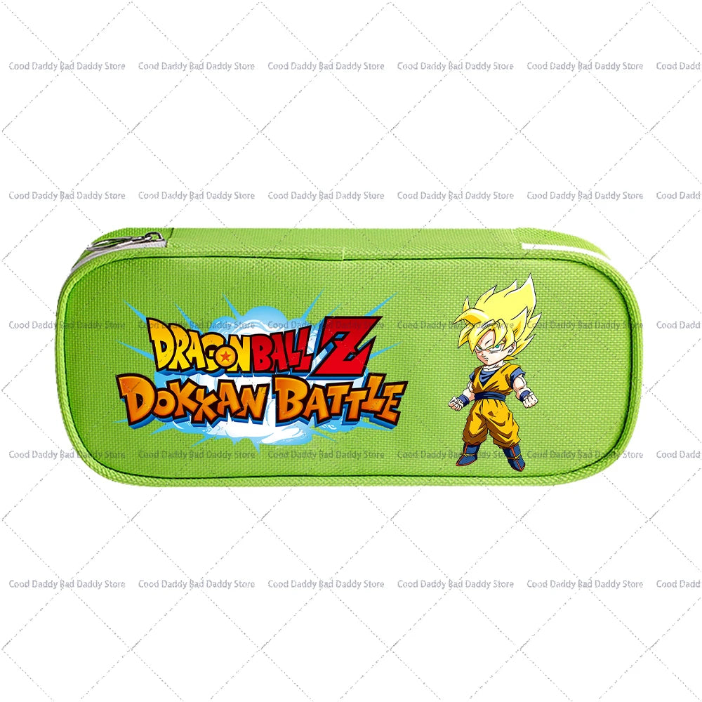 Trousse à crayons colorée Dragon Ball - Goku et logo Dokkan Battle