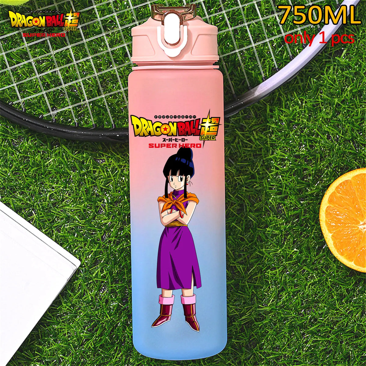 750 ml Dragon Ball bottle - Goku Vegeta and Trunks