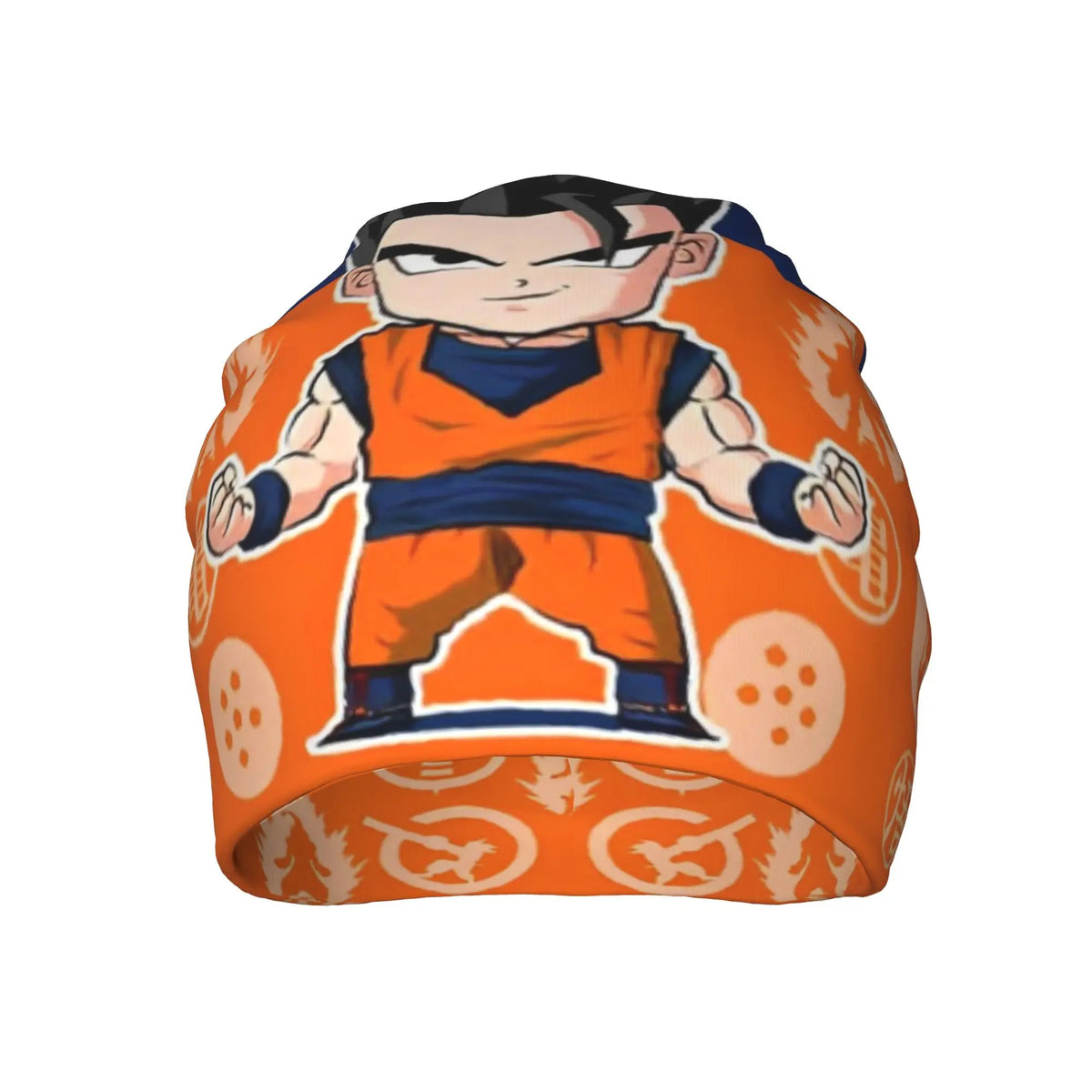 Dragon Ball Blue and Orange Cap - Goku Child and Symbols
