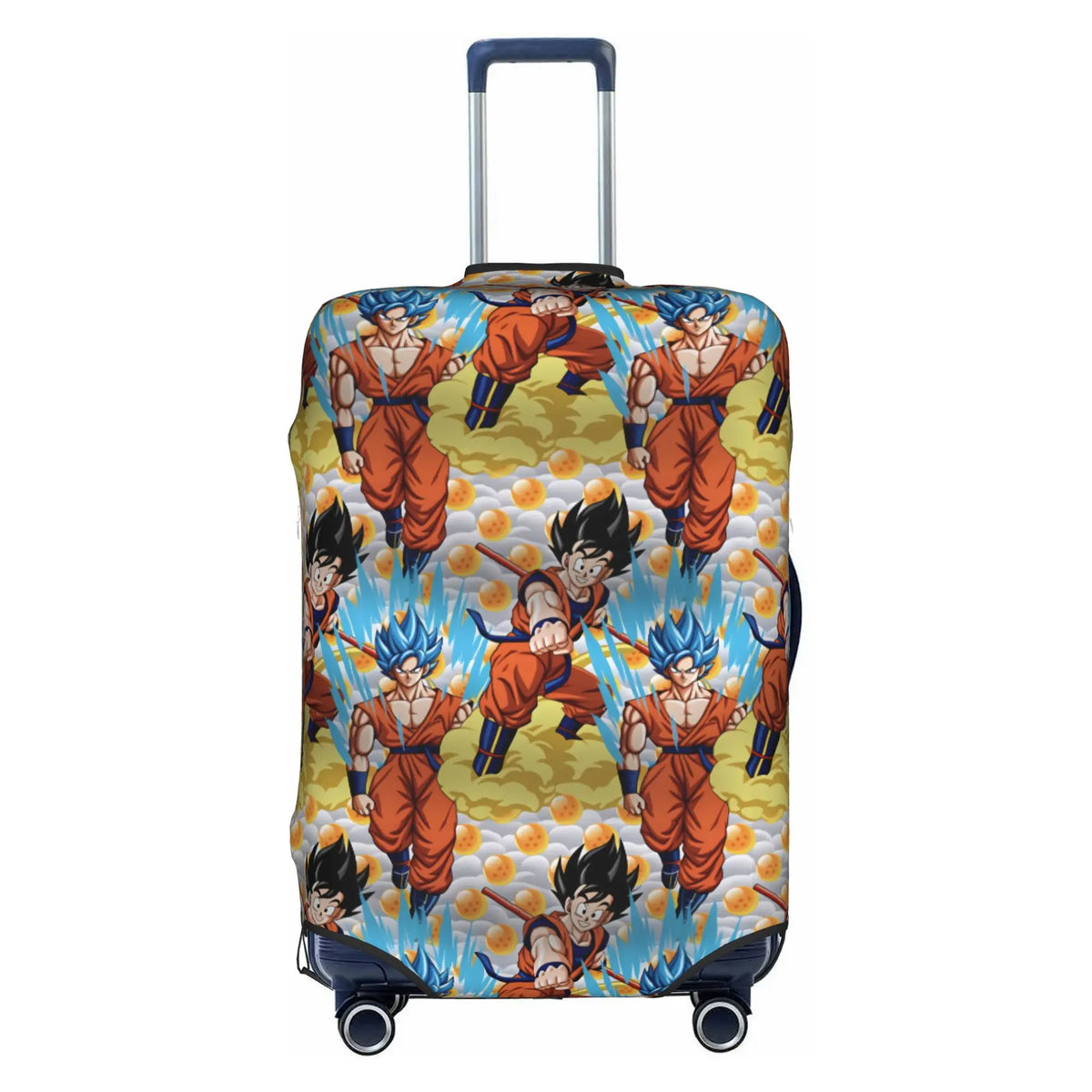 Copertura per valigia Dragon Ball - Vegeta in armatura davanti alle sue trasformazioni