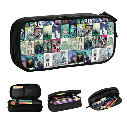 Trousse Vocaloid - Hatsune Miku en mosaïque