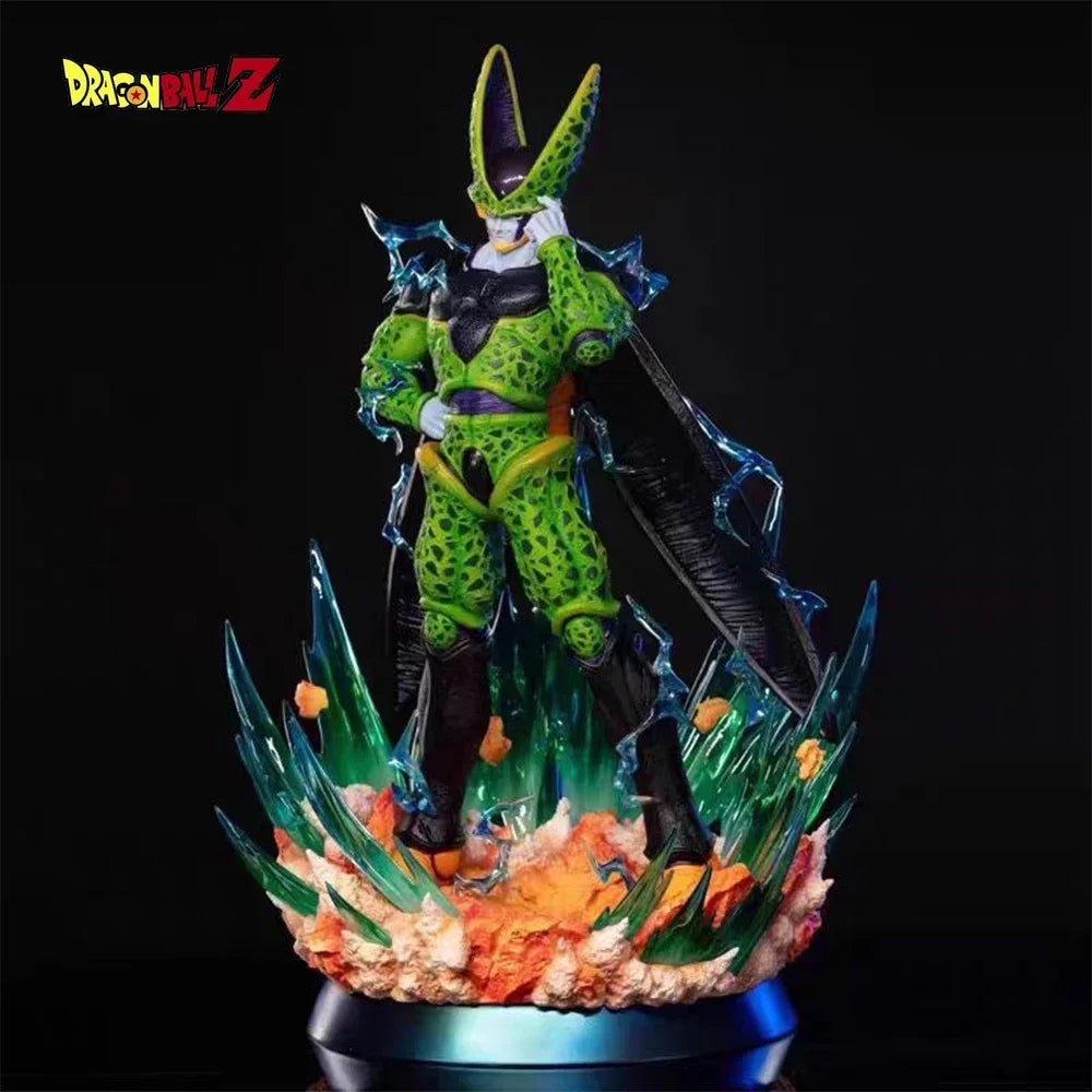 Dragon Ball Statuette - Perfect Cell on Green Lightning Base