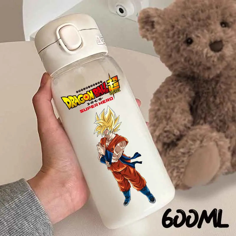 Cantimplora de 600 ml Dragon Ball - Goku Super Saiyan con uniforme naranja