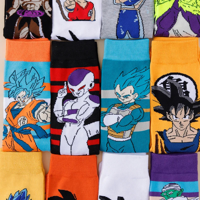 Zufällig hohe Socken Set - Dragon Ball Zeichen und Embleme