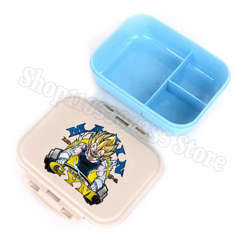 Portapranzo scompartato blu Dragon Ball - Majin Vegeta Super Saiyan