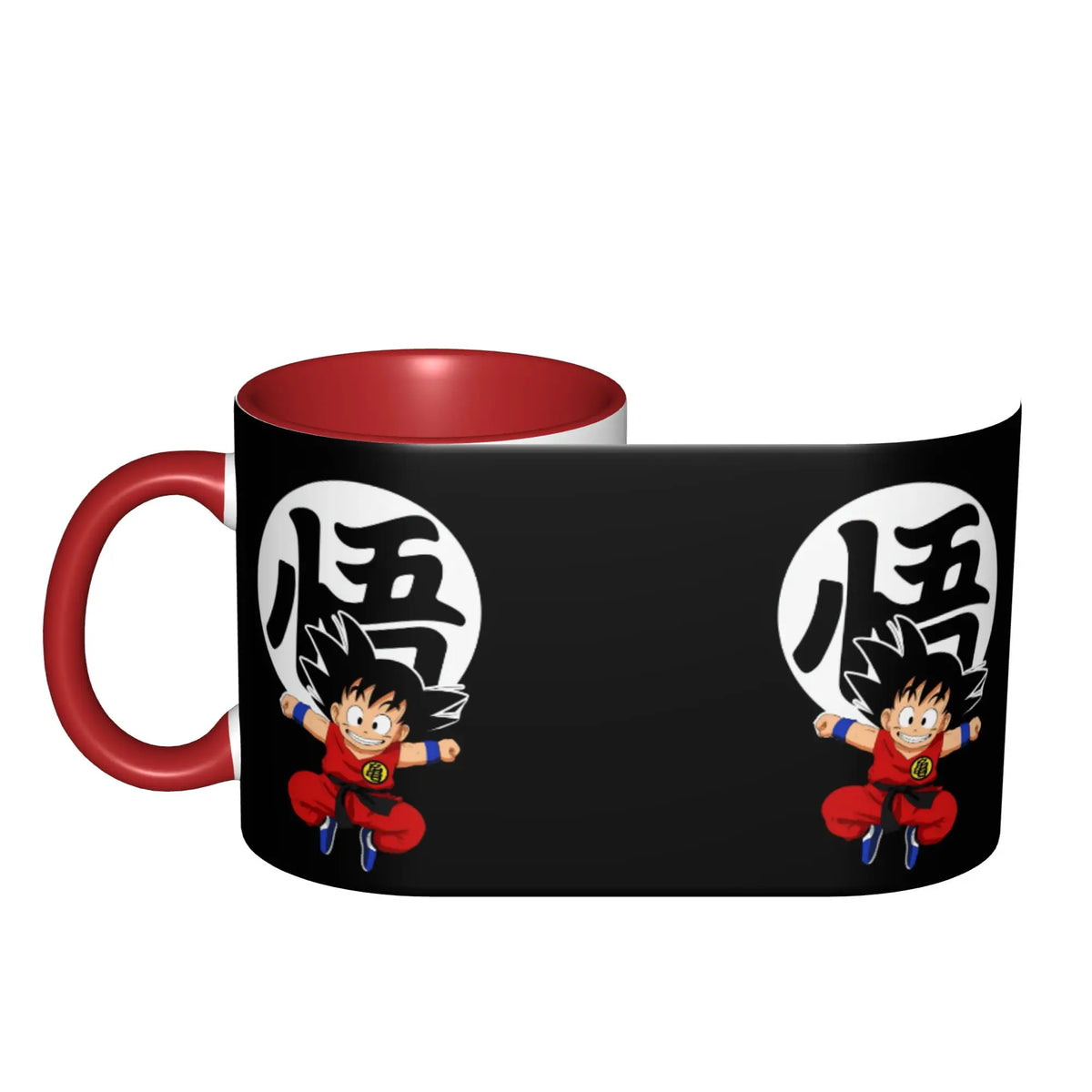 Tazza blu Dragon Ball - Goku bambino sulla nuvola magica