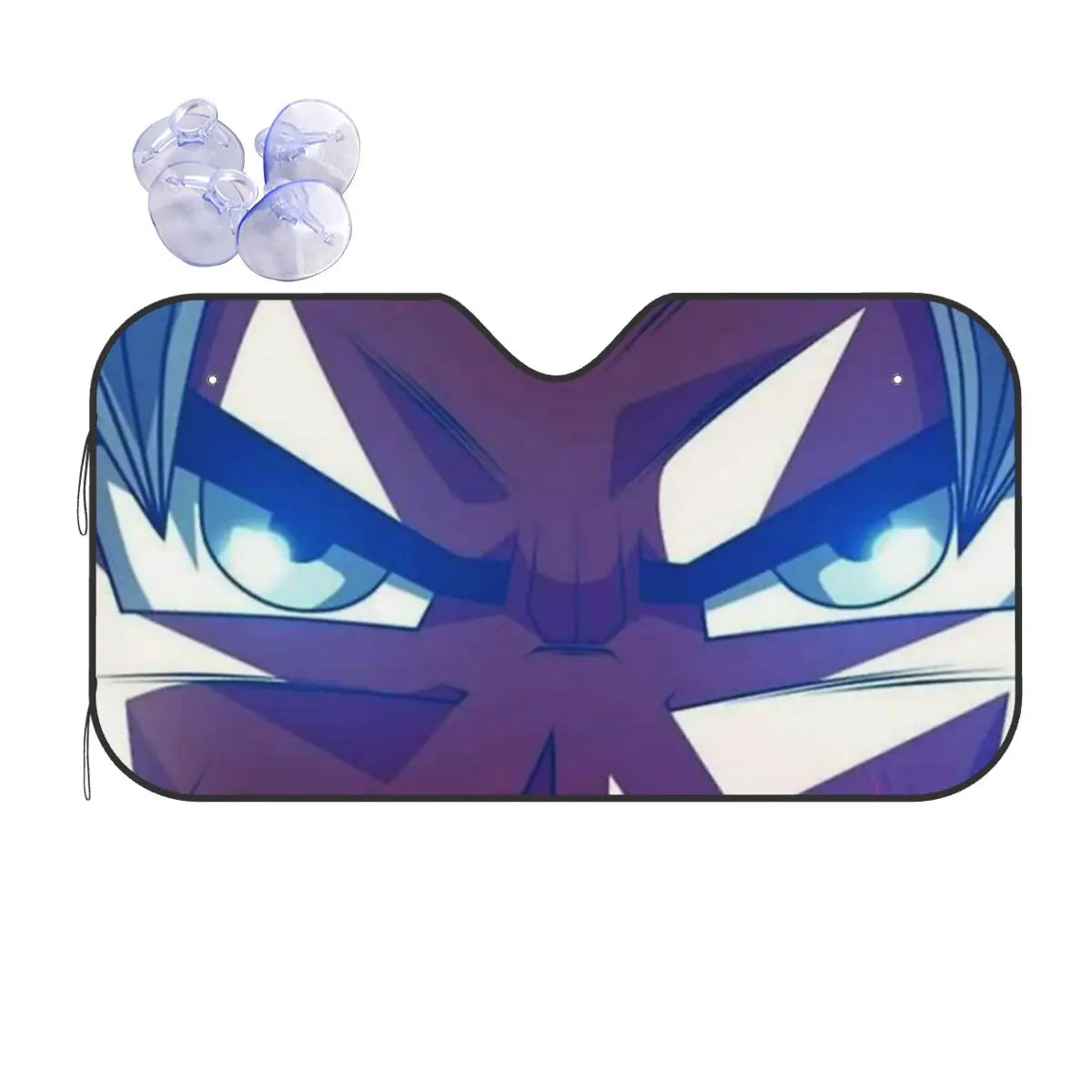 Car sunshade Dragon Ball looks of Saiyan warriors