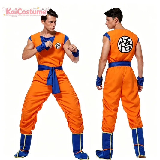 Déguisement Dragon Ball - Goku en tenue orange et bleue