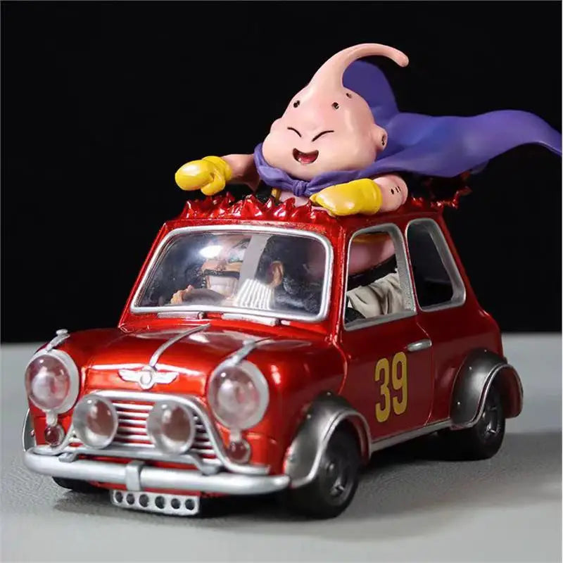 Statuetta Dragon Ball - Majin Buu su macchina rossa