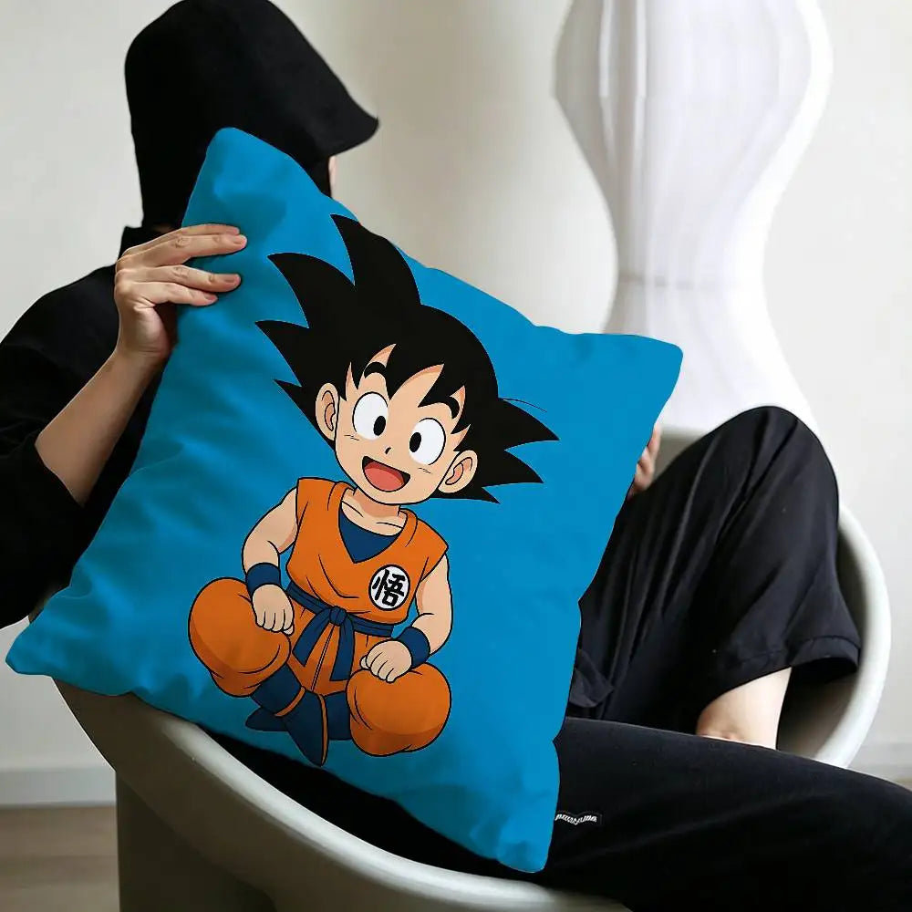 Dragon Ball Kissenbezüge - Kanji Kame Shenron und der junge Goku