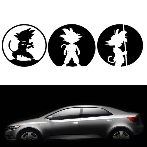 Adesivi per auto Dragon Ball - sagome di Goku bambino