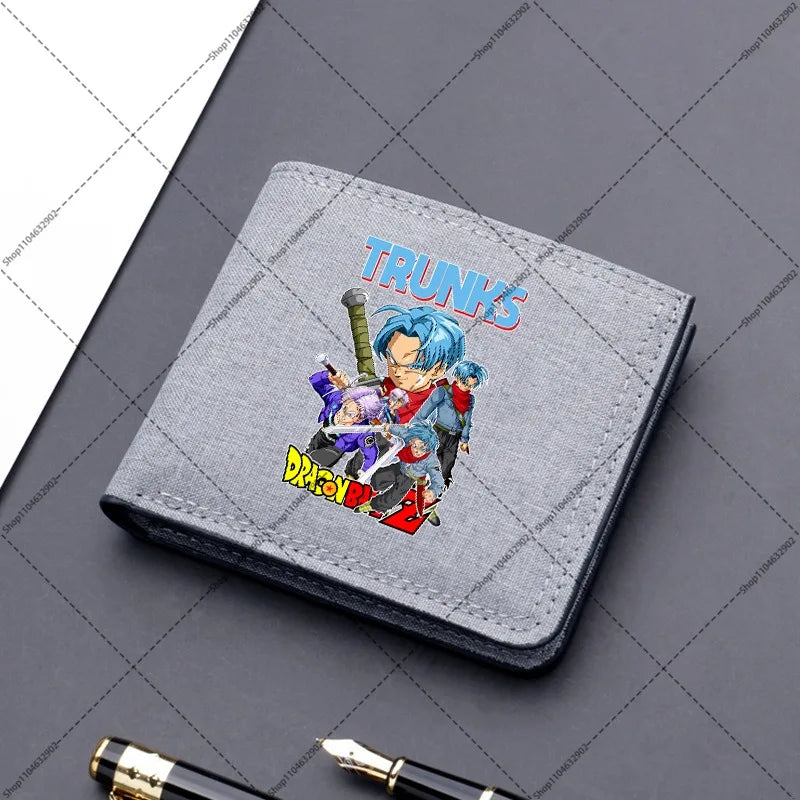 Dragon Ball Brieftasche - Krieger und Kanji Gehen Sie in Schild