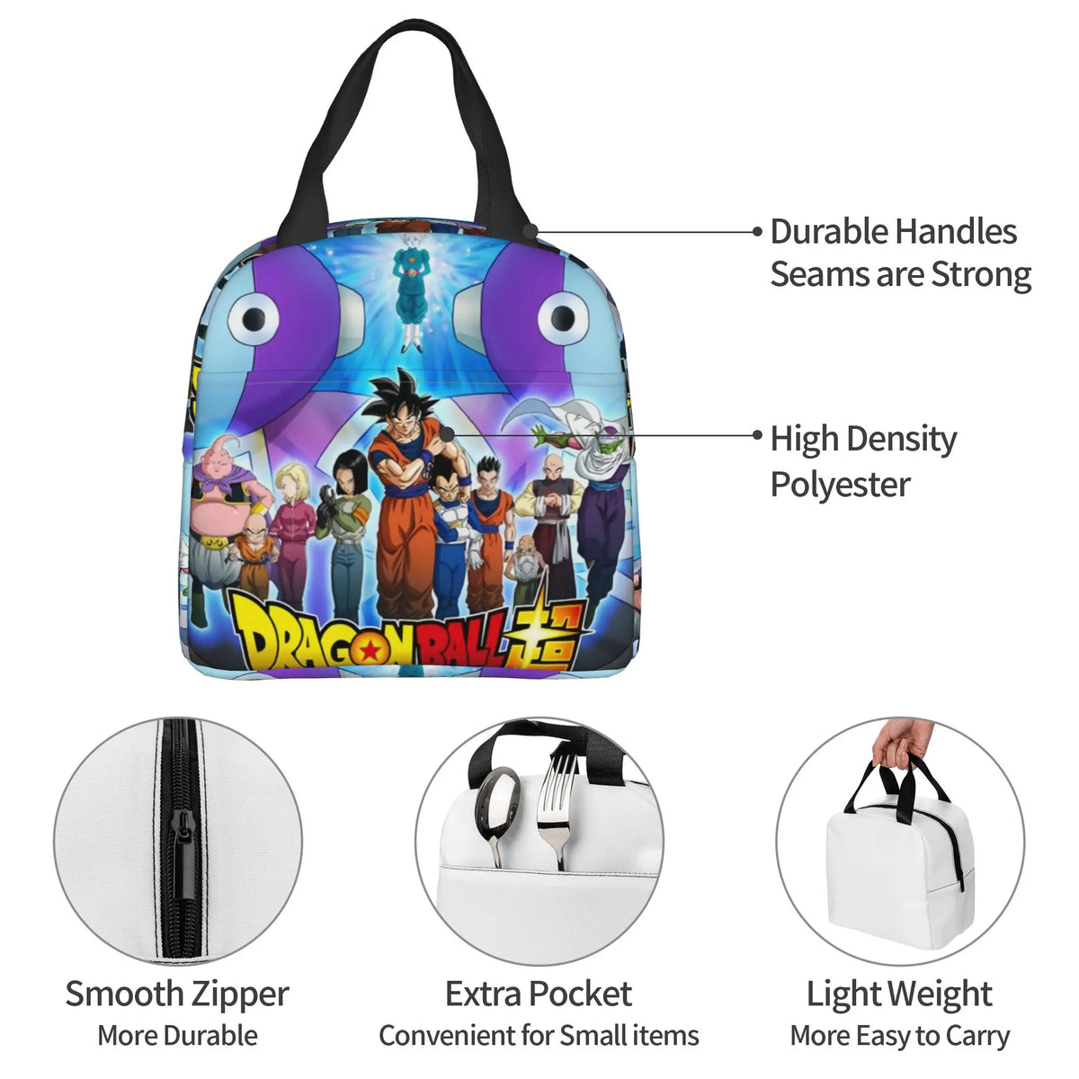 Sac repas - Zen'o et guerriers de Dragon Ball Super