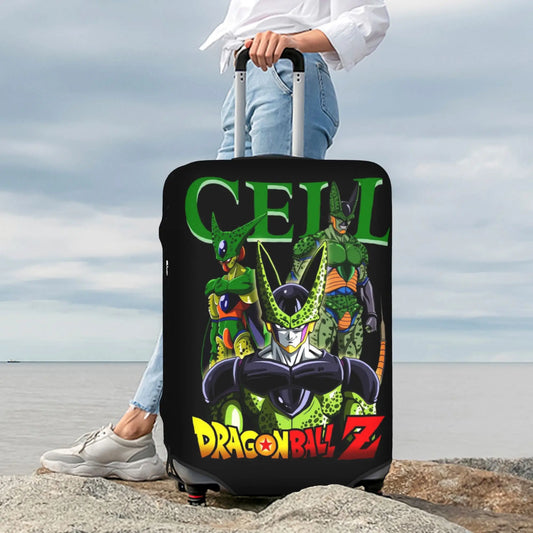 Dragon Ball Kofferbezug - Perfect Cell auf schwarzem Hintergrund