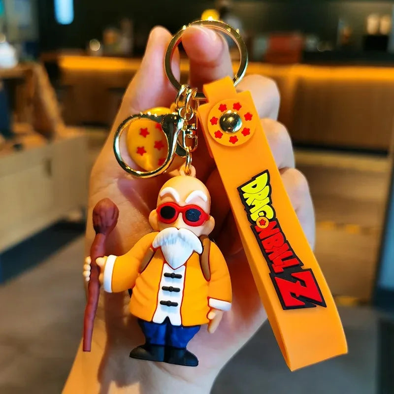Llavero Dragon Ball Maestro Roshi y Goku
