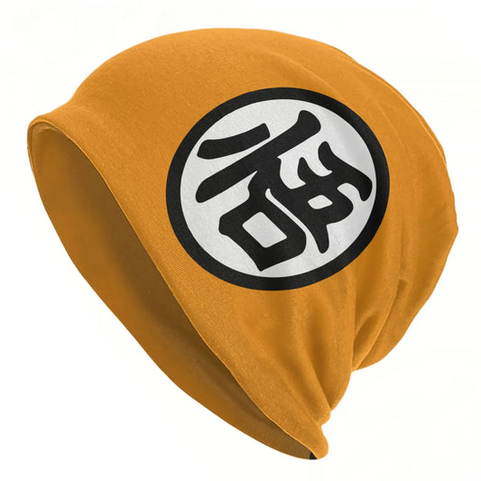 Berretto arancione Dragon Ball - kanji Go bianco e nero