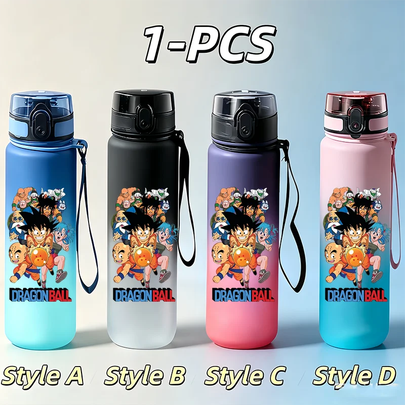 Dragon Ball strap water bottle - Goku Super Saiyan and Shenron