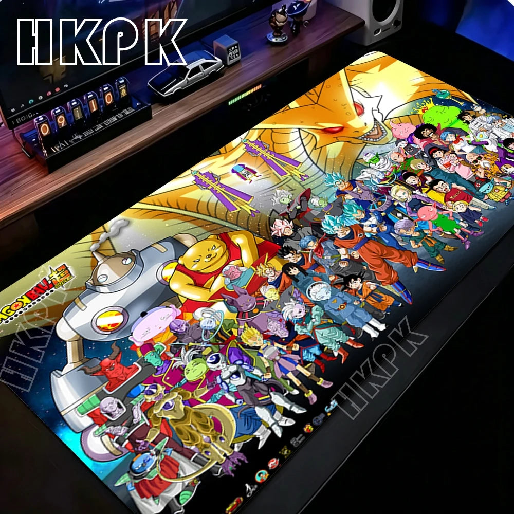 Tappetino per mouse grande e multicolore Dragon Ball - tutti i personaggi riuniti