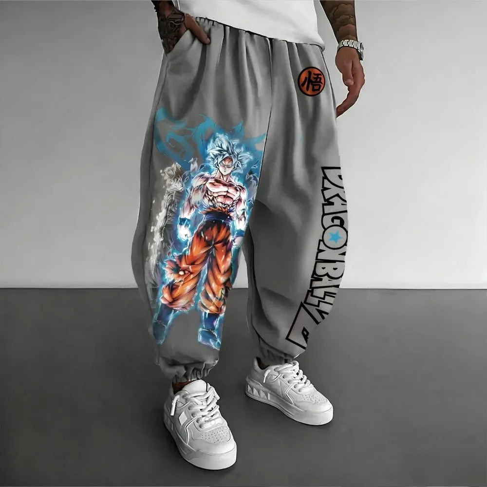 Dragon Ball Joggers - Goku Ultra Instinct gray