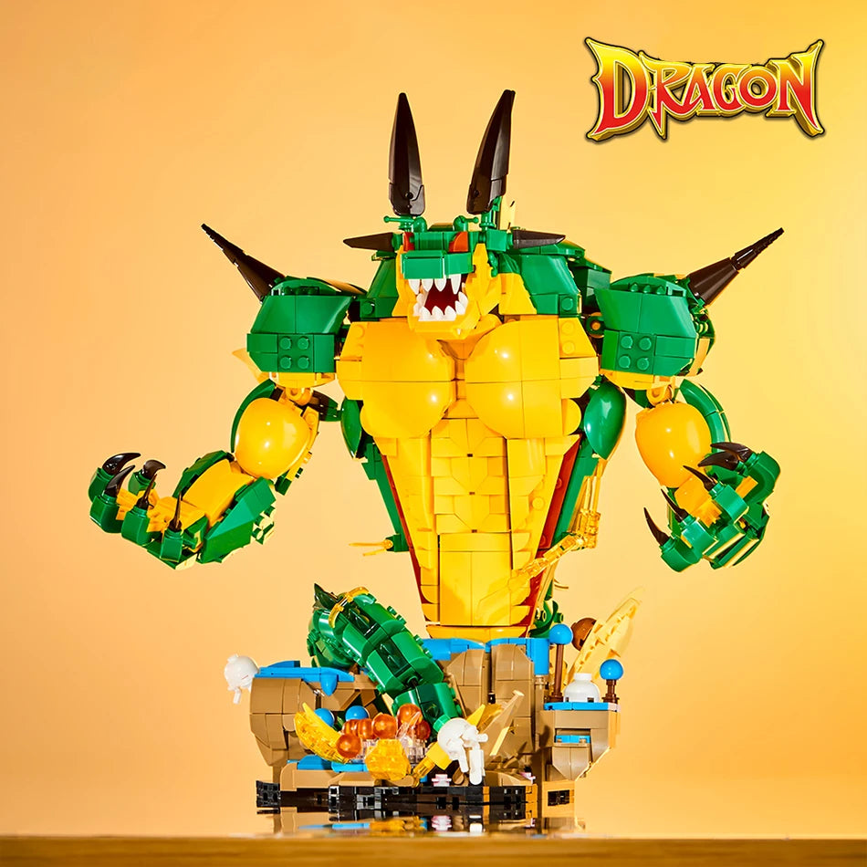 Dragon Ball construction game - Green and yellow Porunga