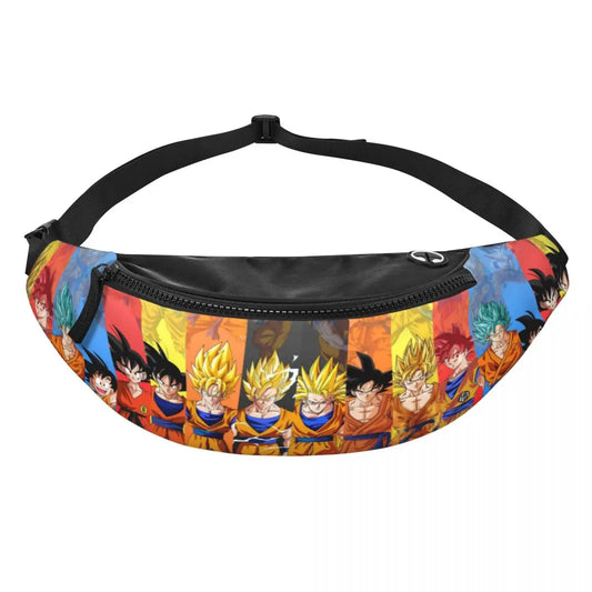 Meerkleurige bananenzak Dragon Ball - transformaties van Goku in strips