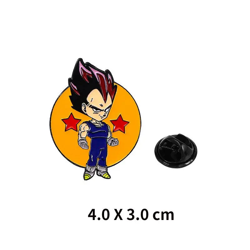 Pin's colorés Dragon Ball - Piccolo Tortue Géniale Krilin et Saiyans