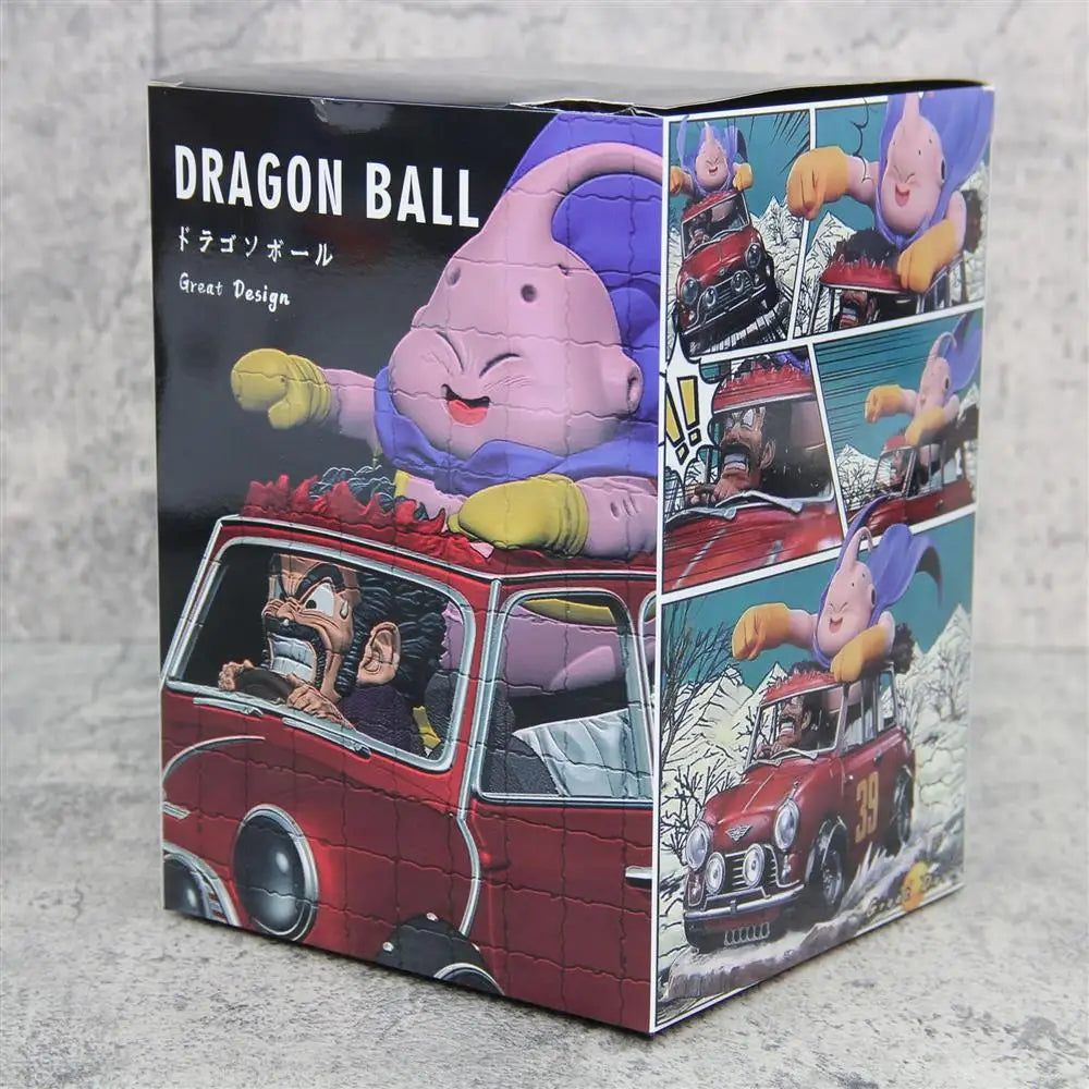 Statuetta Dragon Ball - Majin Buu su macchina rossa