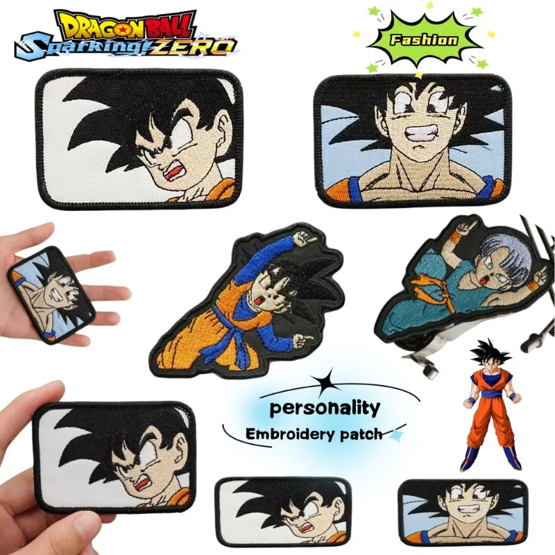 Parche bordado Dragon Ball - Trunks en pleno vuelo