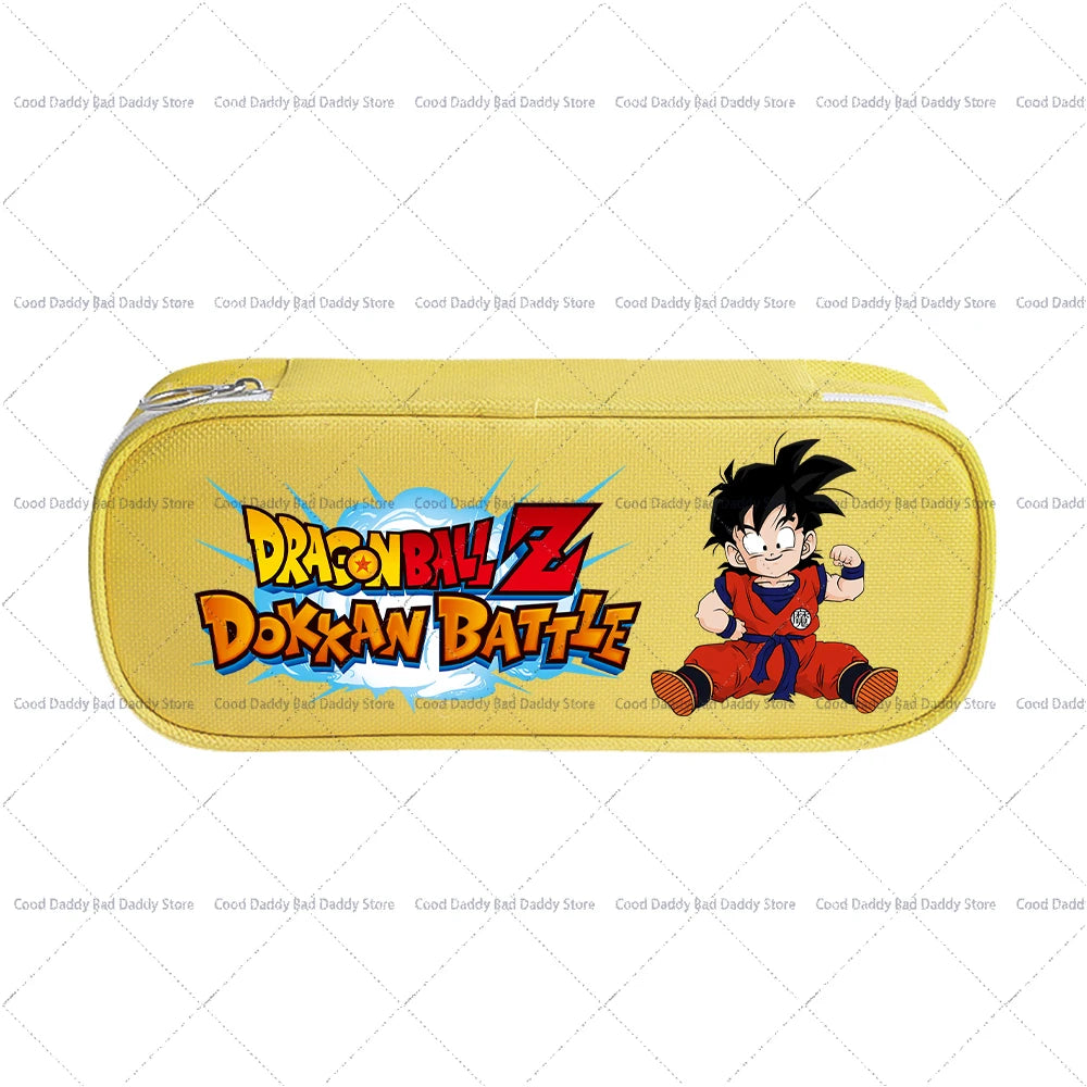 Trousse à crayons colorée Dragon Ball - Goku et logo Dokkan Battle
