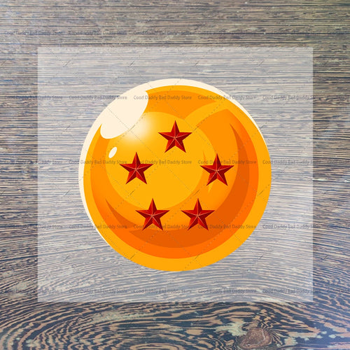 Dragon Ball Iron-on Transfer - Fünf-Sterne-Kristallkugel