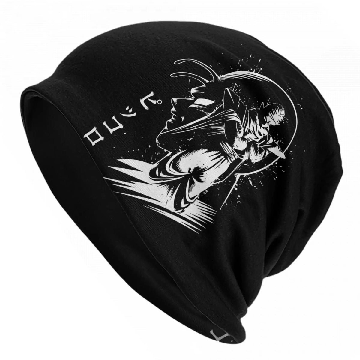 Dragon Ball Black Cap - Goku in white pattern and luminous circle