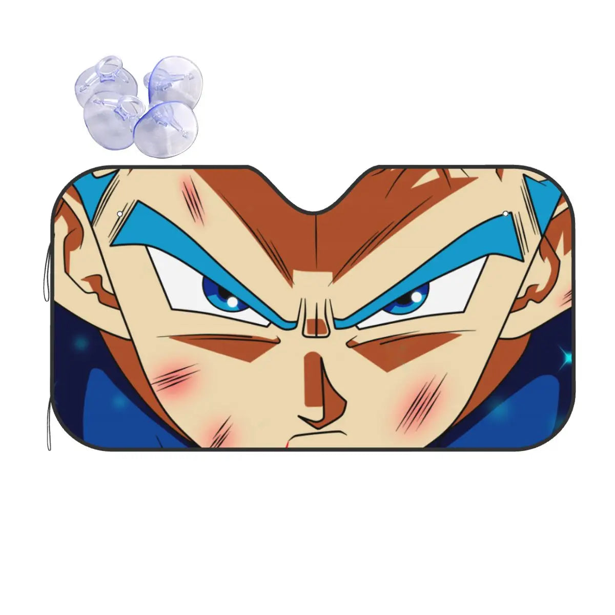 Car sunshade Dragon Ball looks of Saiyan warriors