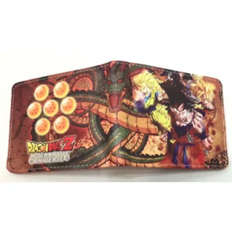 Dragon Ball schwarze Brieftasche - Red Shenron und Goku Super Saiyan 3