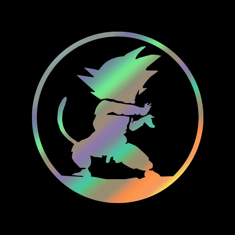 Adesivi per auto Dragon Ball - sagome di Goku bambino