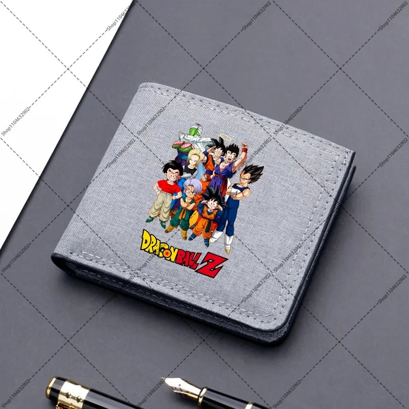 Dragon Ball Brieftasche - Krieger und Kanji Gehen Sie in Schild